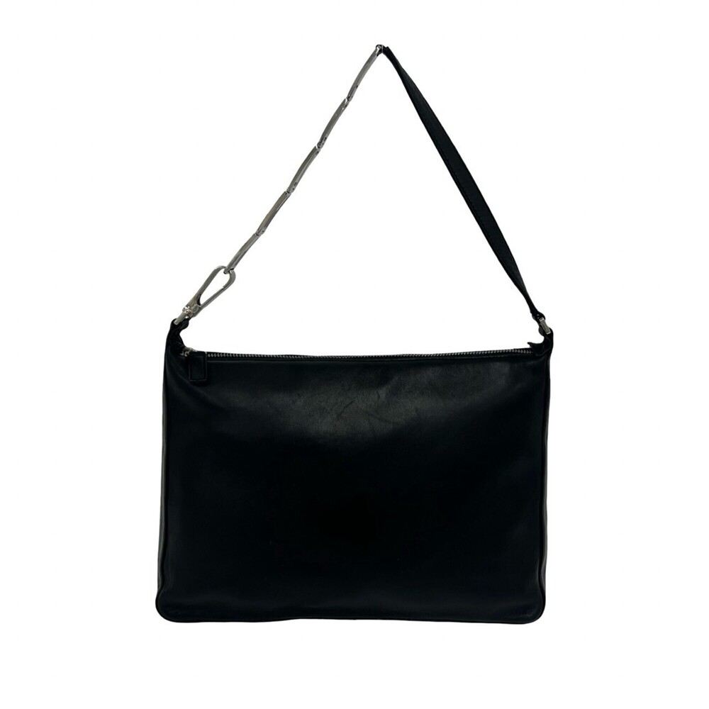 FENDI (Fendi) Logo Hardware Leather Semi-One Shoulder Bag Handbag for Women, ...